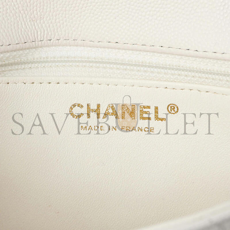 Ch**el quilted caviar flap clutch (28*20*3cm)